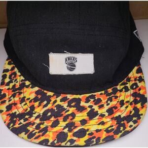 New Era Hardwood classics Rare New York Knicks leopard camper 5 panel Strapback